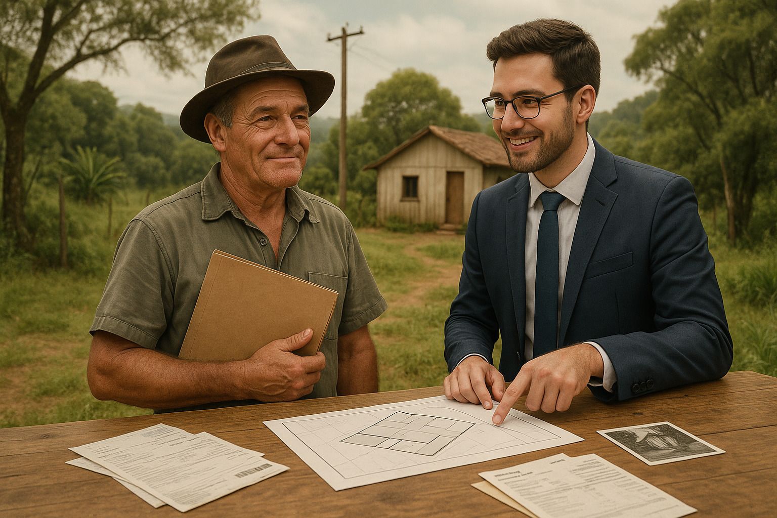 Documentos necessários para comprovar posse e tempo de ocupação