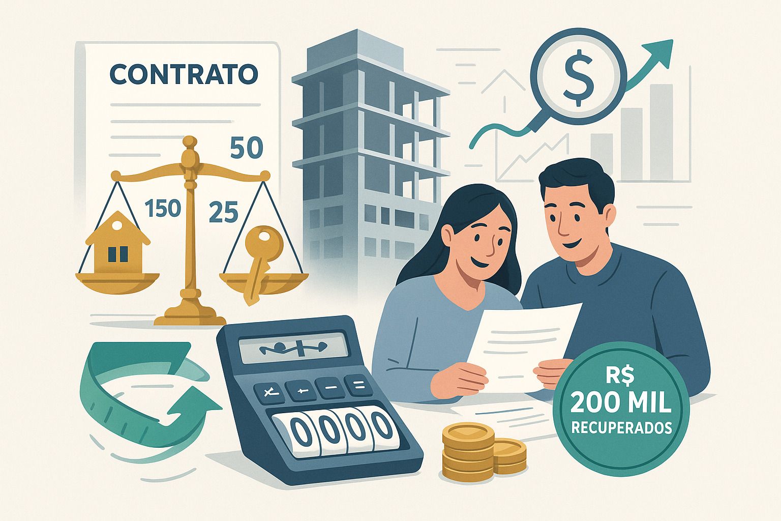 Comprou imóvel na planta e está pagando mais do que o previsto? A Justiça tem mandado devolver os valores cobrados a mais