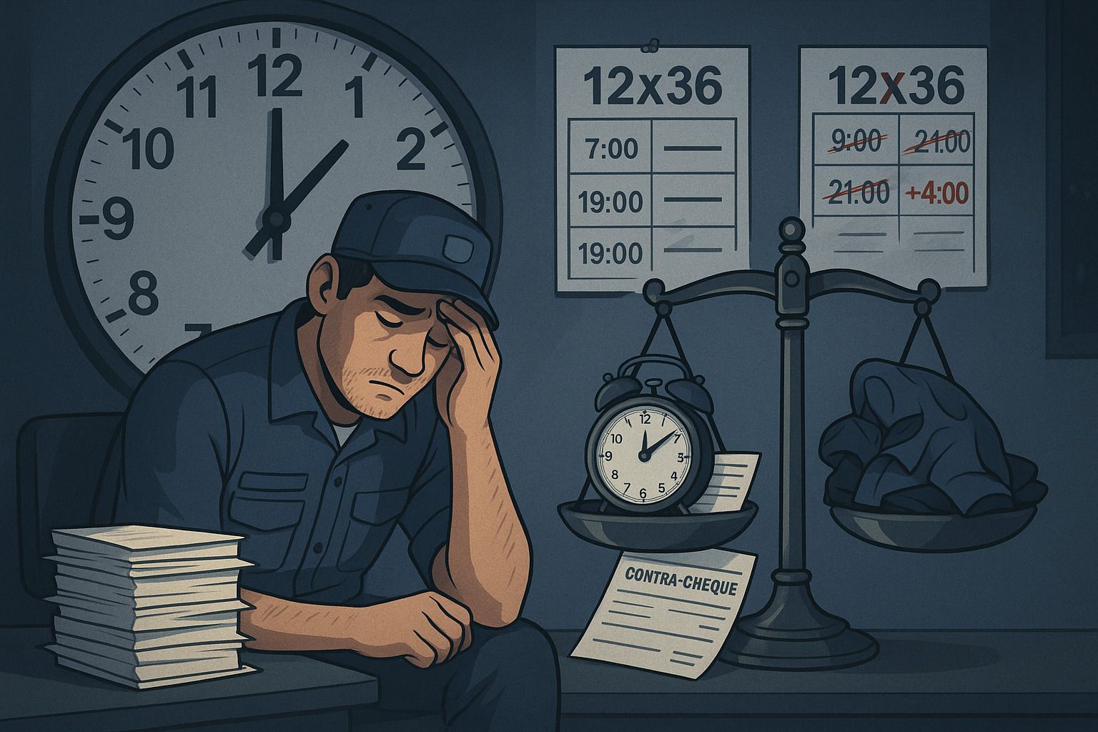 Jornada 12x36: quando é inválida e gera pagamento em dobro?