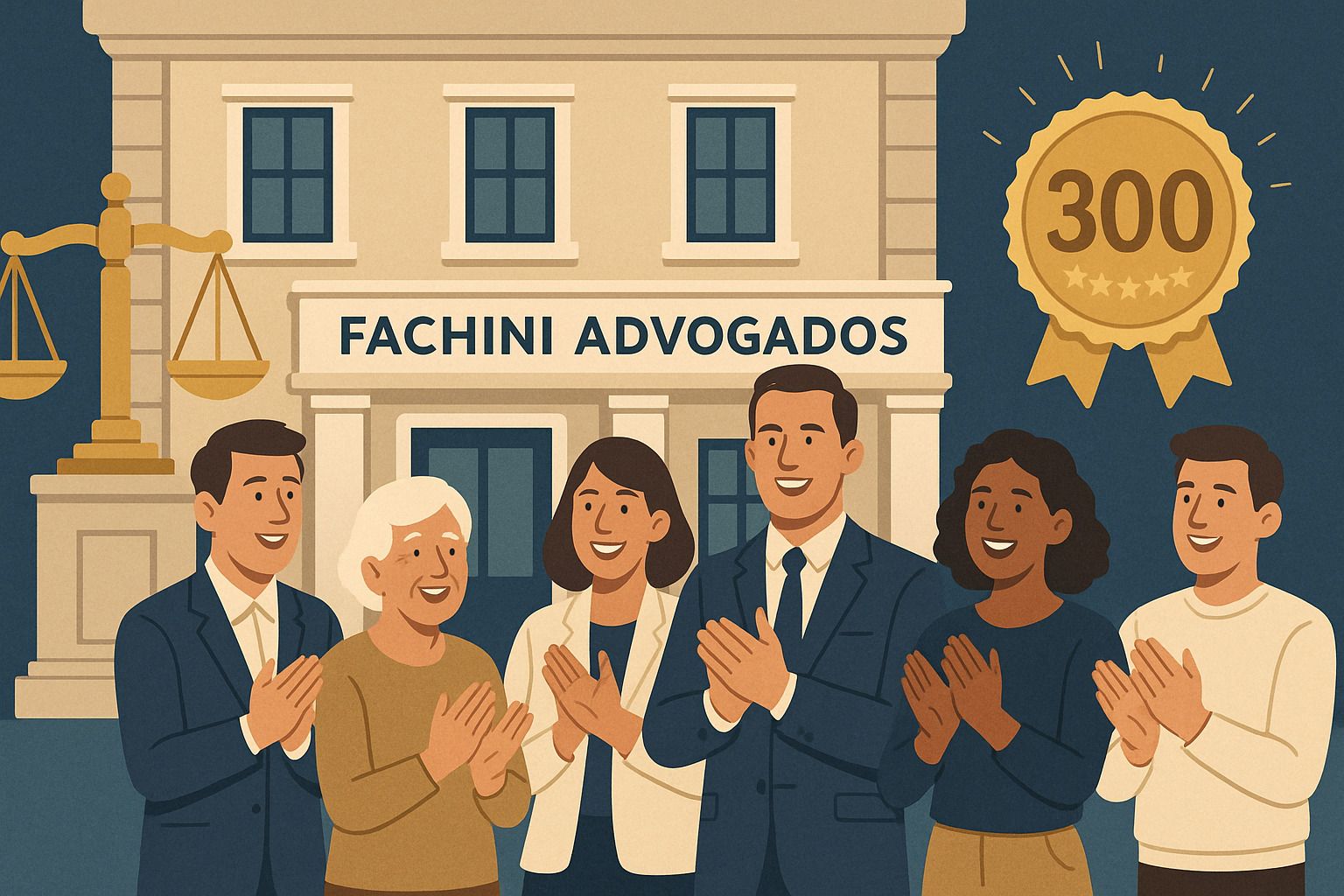 Fachini Advogados alcança 300 avaliações positivas no Google — e mantém média 5 estrelas! 