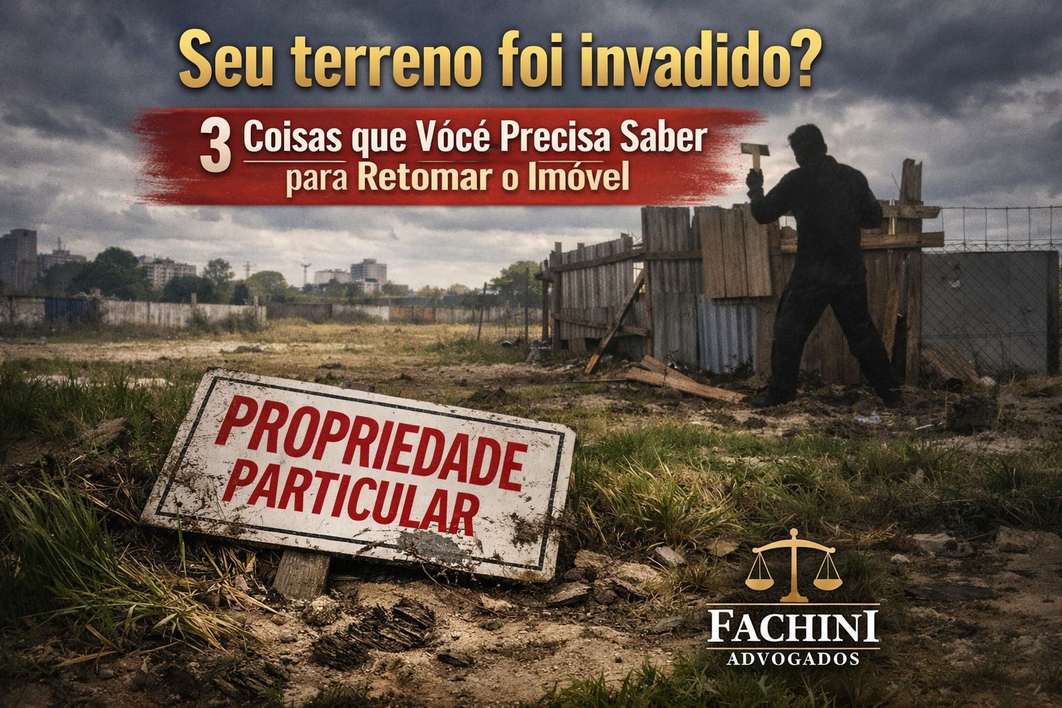 3 coisas que você precisa saber se seu terreno for invadido