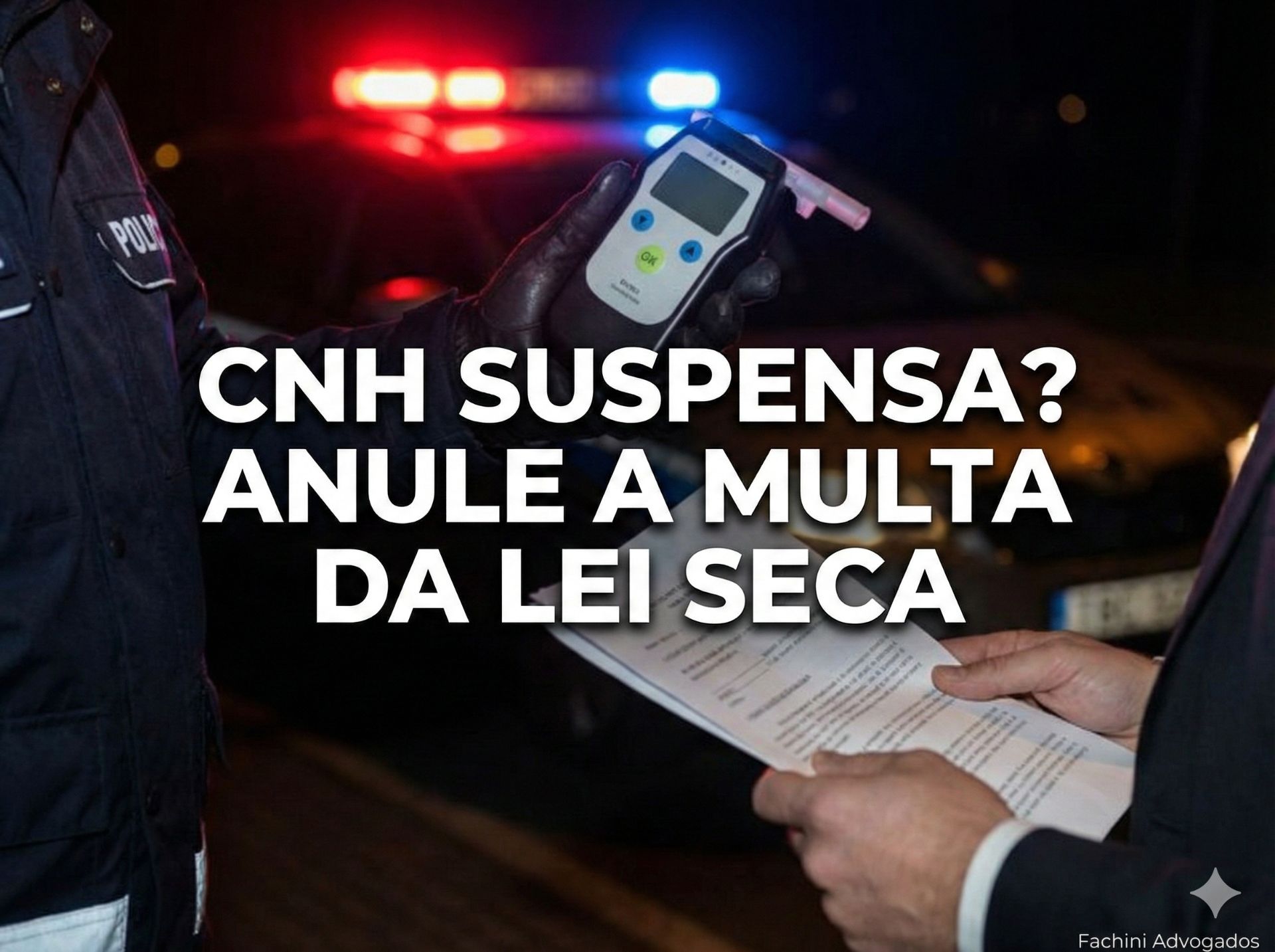 Lei Seca e Recusa ao Bafômetro: Como anular a suspensão da CNH por erros técnicos