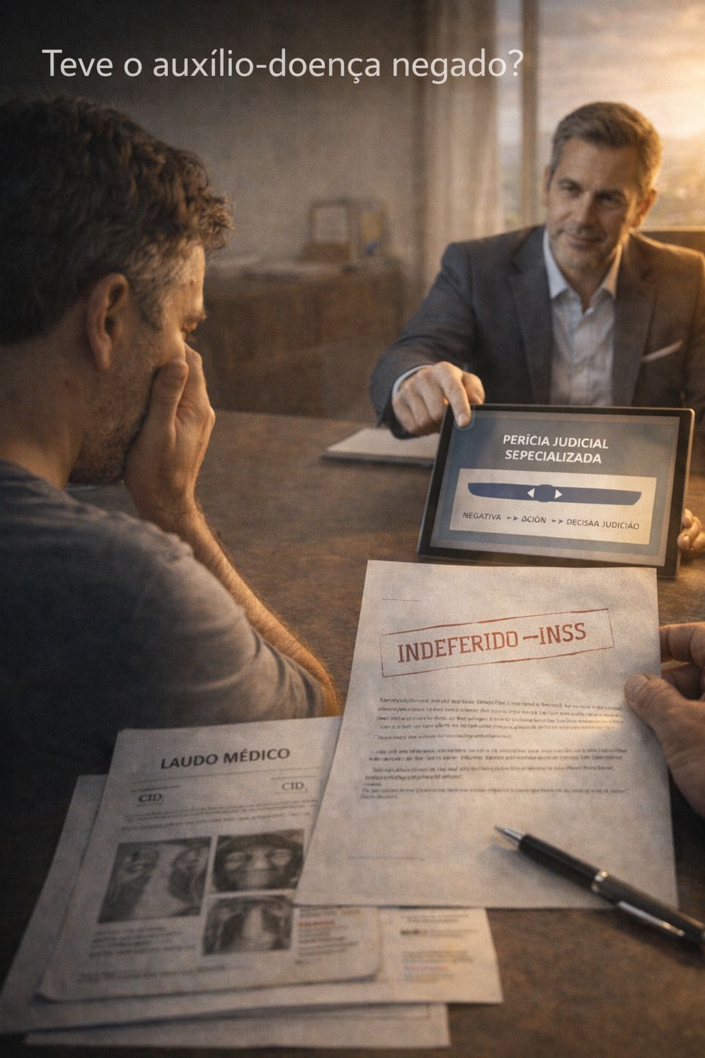 INSS negou auxílio-doença mesmo com laudo: O que fazer?