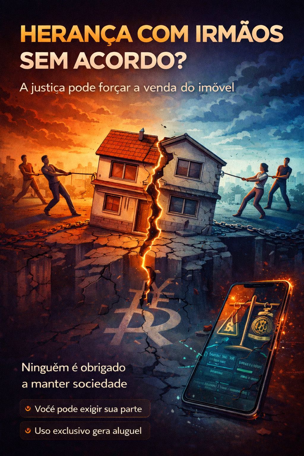 Herdei um imóvel com irmãos e não há acordo: O que fazer?