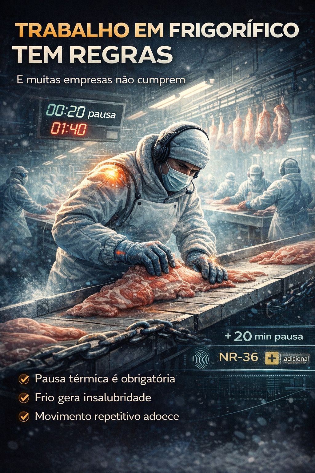 Direitos de Trabalhadores de Frigoríficos no Vale do Taquari: Guia 2026