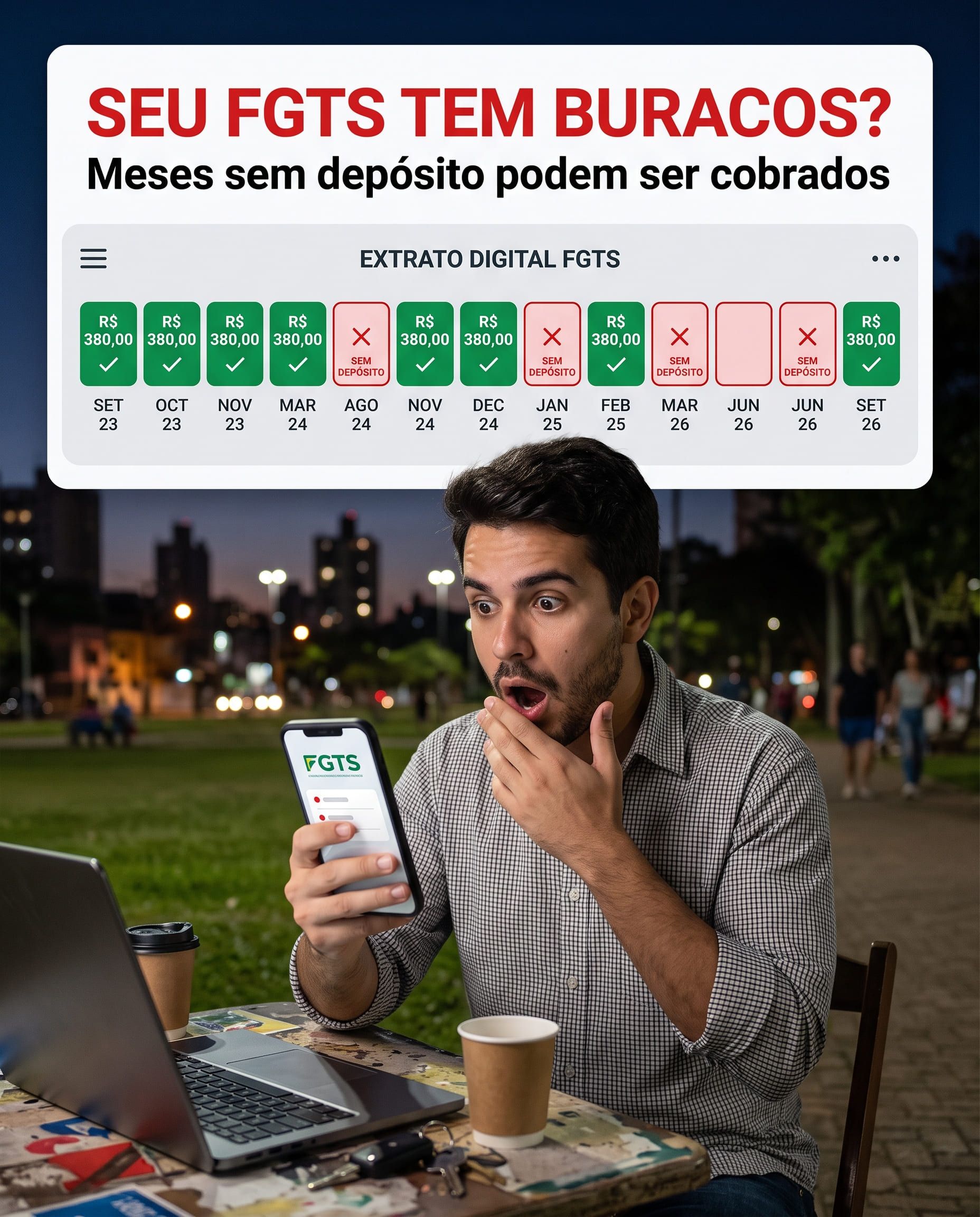 Meu FGTS não está sendo depositado: o que devo fazer?